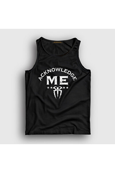 Presmono Unisex Black Acknowledge Me Wwe Roman Reigns Athlete 451583Tt