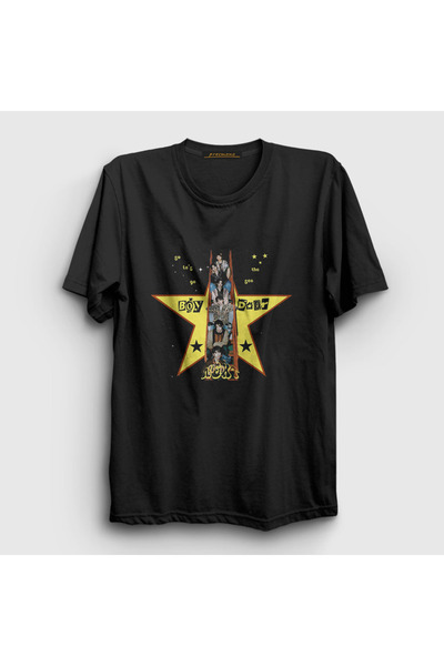 Presmono Unisex Black Star K-Pop Boynextdoor T-Shirt 599230Tt