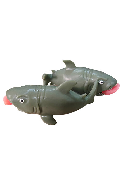 Choice 2pcs Funny Shark Squeeze Toy Interesting Animal Prank Humor Stress Rel...