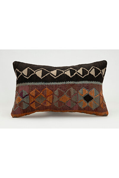 Kilim Whole Sale غطاء وسادة عتيق مصنوع يدويًا من الكليم والصوف، مقاس 30x50 سم