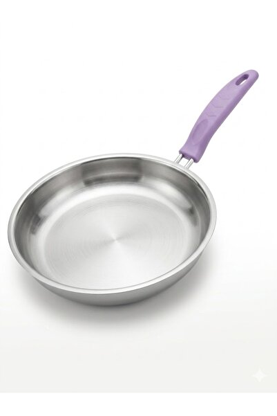 abnturk Mor Saplı Aliminyum Yağ Tavası ( Genislik:18cm , Derinlik:4cm)
