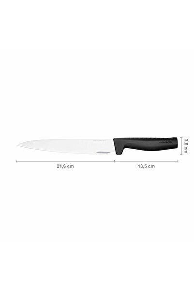 FiSKARS Cuțit de bucătărie, cu lamă ascuțită pentru sculptat, 220 mm