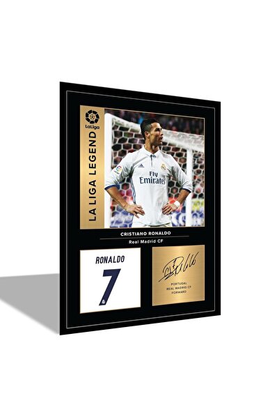ALAYRA International Alayra FramedWall Art Cristiano Ronaldo Real Madrid Lege...