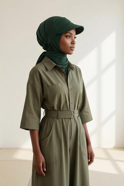Aisha's Design Non-Slip Practical Combed Cotton Shawl with Detachable and Adj...