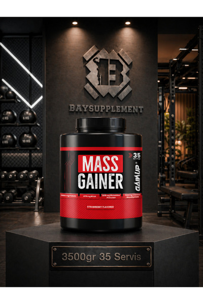 Gainup Mass Gainer 3500gr Çilek + Creatp Creatine 350gr + Shaker Avantaj Paketi