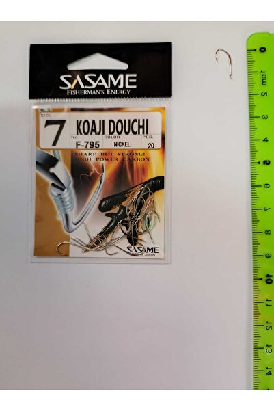 Sasame Koajı Douchı F-795 Serisi Olta İğnesi No: 7 - 20 Adet