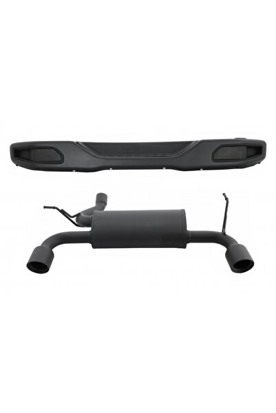Angels Auto Bara Spate si Sistem evacuare dubla compatibile cu Jeep Wrangler ...