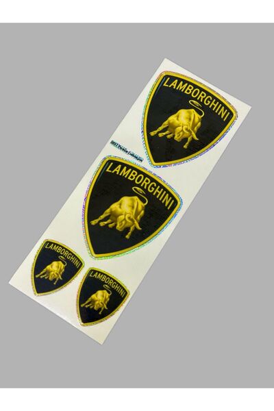 OTO SÜSLEN İSTANBUL 0031 Moto Grup Lamborghini Hologramlı Sticker