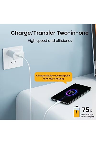 pukotech 10 adet USB'den Type-C Şarj Kabloları, Akıllı Akım Kontrolü ile Hızlı Şarj ve Veri Aktarım