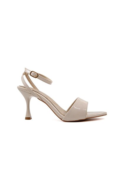 MİSS PARK MODA 161 k97 Γυναικεία παπούτσια με τακούνι σε χρώμα δέρματος