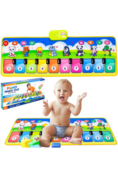 MalPlay Covoras muzical interactiv pentru copii Malplay, cu pian magic si ani...