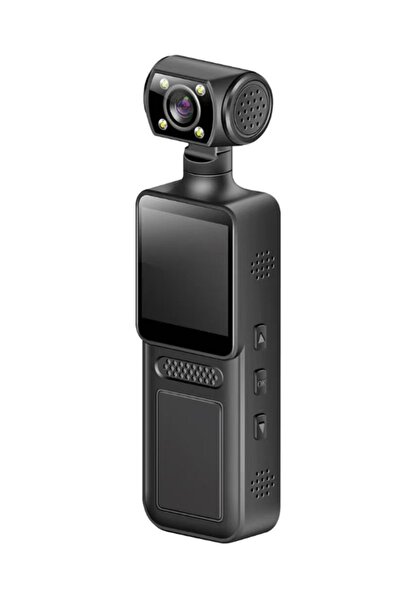 gaman PRS-SP12 1.54 Inç 4K Vücut Kamerası Taşınabilir 4K Aksiyon Kamerası Giy...