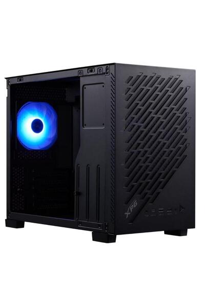 XPG VALOR AIR NANO ITX/mATX Мид-тауър кутия, 120мм ARGB, USB-C, 2x USB-A, Черен