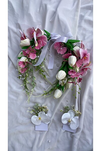 Z&B FLOWERS Gelin Buketi Nikah Çiçeği El Buketi Lale