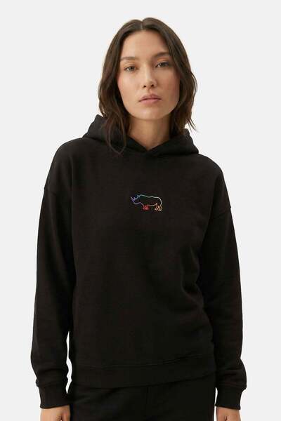 Reflect Studio Gergedan SuperSoft Hoodie - Siyah