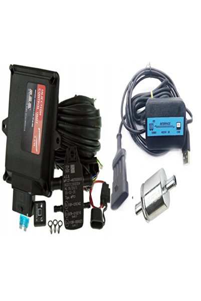 ATİKER AEB Sıralı LPG ECU EKÜ MAP Tesisat Anahtar Düğme Seti ve Ayar kablosu ...