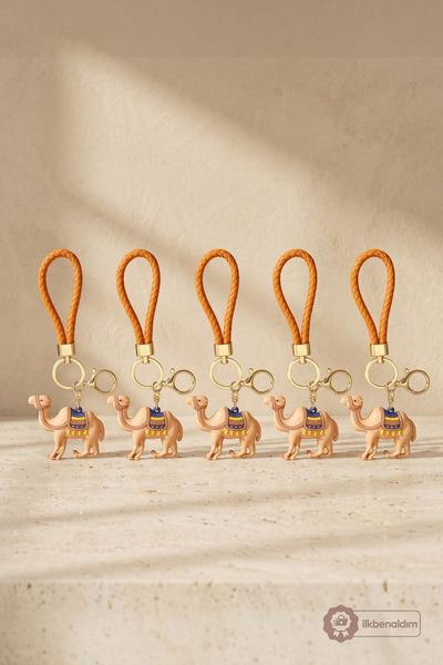 İlkbenaldim Camel Figured Keychain – Cute Accessory for Bags and Keys