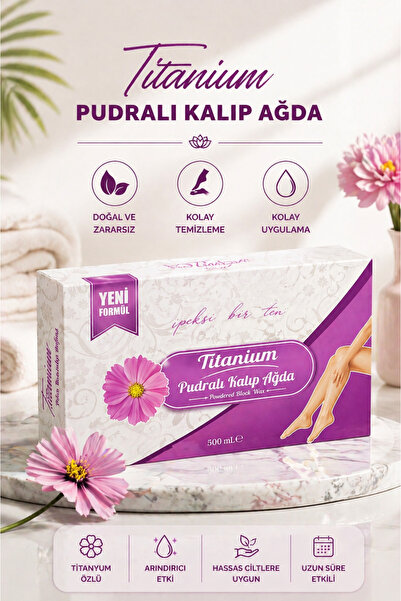 Titanium Pudralı Ağda – Tek Uygulamada Pürüzsüz Cilt Etkisi
