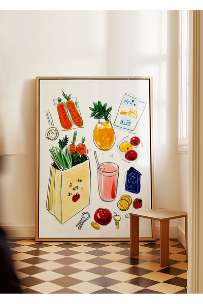 ARTHOUSECOLLECTIVE Bucătărie / Colecția Healthy Living - Poster fără ramă
