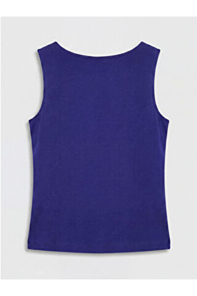 LC Waikiki New Season Blue Crew Neck Women's Athlete