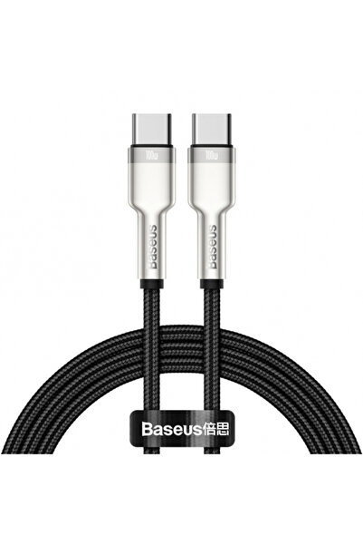 Baseus Καλώδιο Δεδομένων και Φόρτισης USB-C σε USB-C, 100W, 2μ, Μαύρο CATJK-D01