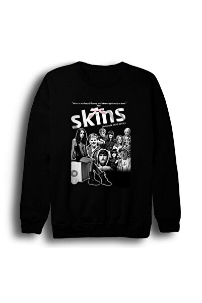 fame-stoned Skins - Σειρά - Φούτερ με στάμπα ταινίας, Unisex, 100% βαμβακερό,...