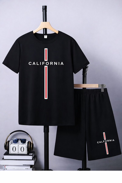 cc collection Unisex παιδικά σορτς με στάμπα, καλοκαιρινά σετ που αναπνέουν γ...