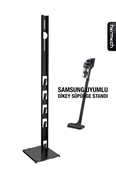 hermech Samsung Uyumlu Dikey Süpürge Standı SİYAH