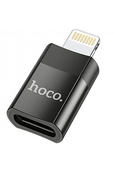 hoco. HOCO UA17 USB-C σε Lightning Προσαρμογέας Δεδομένων και Φόρτισης, Μαύρο