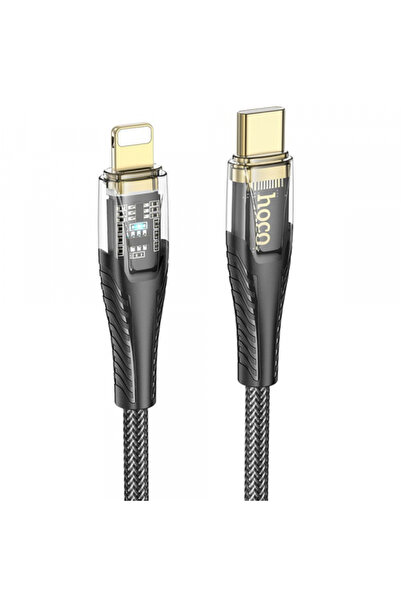 hoco. HOCO U121 USB-C - Lightning кабел за данни и зареждане, 27W, 1.2м, Черен