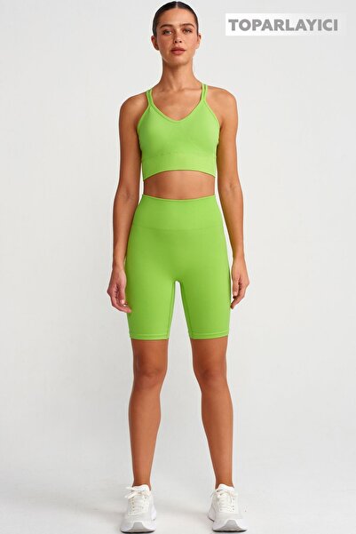 COMEUP Σορτς Biker Toparlayıcı Εξωτικό Πράσινο