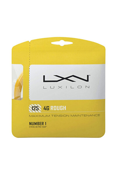 Luxilon 4G Rough 125 Raket Kordajı 1,25 mm. Kordaj Sarı WRZ997114