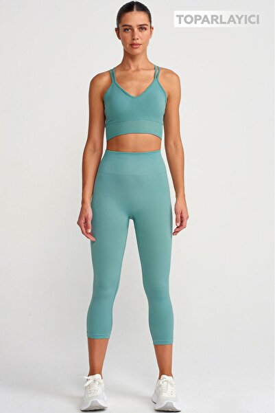 COMEUP Crop Boy Συσφιγκτικό Κολάν Ματ Πράσινο