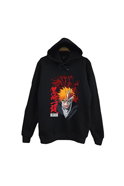 fame-stoned Bleach - Ichigo Kurosaki - Φούτερ με κουκούλα με στάμπα anime, un...
