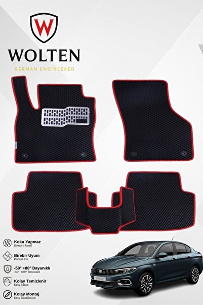 w wolten german engineered EGEA SEDAN-FİAT-(2015-2026) İÇİN EVA İÇ PASPAS TAK...
