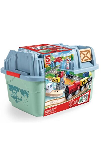 Hape Set de tren, Port, 51 piese