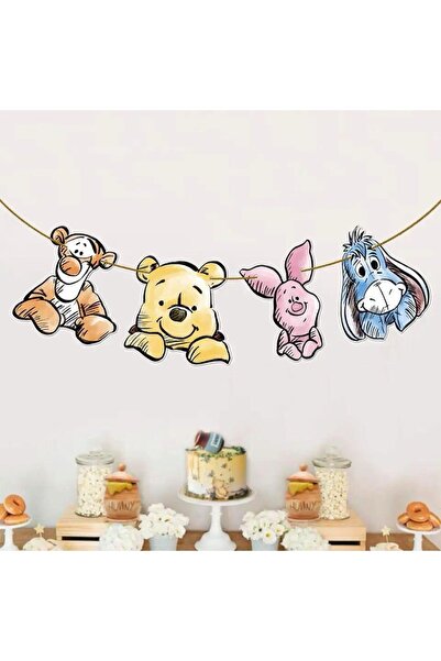 Partiden Winnie The Pooh Dekoratif Banner