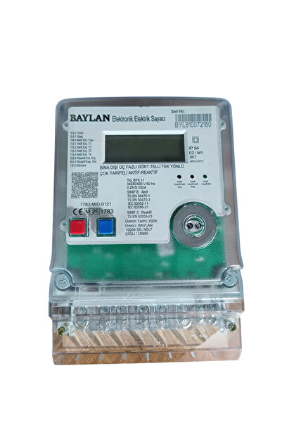 Baylan KOMBİ TRİF ELEK SAYACI DRK220 HABERLEŞMELİ