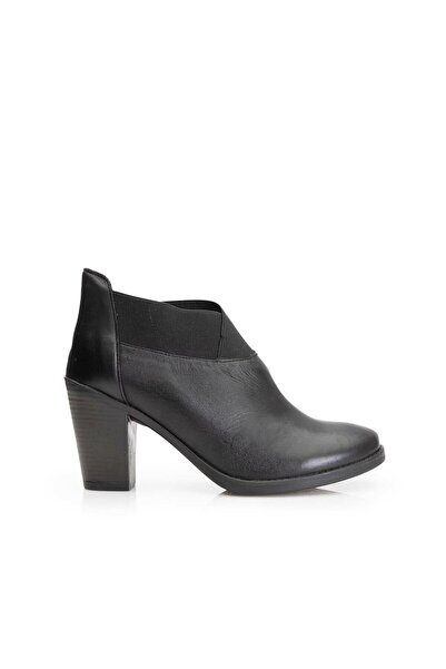 UrbanShoes Botine dama din piele naturala,Leofex - 9105 negru box
