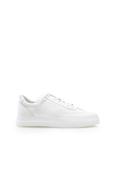 UrbanShoes Sneakers bărbați din piele naturală, Leofex - 649 Alb Box