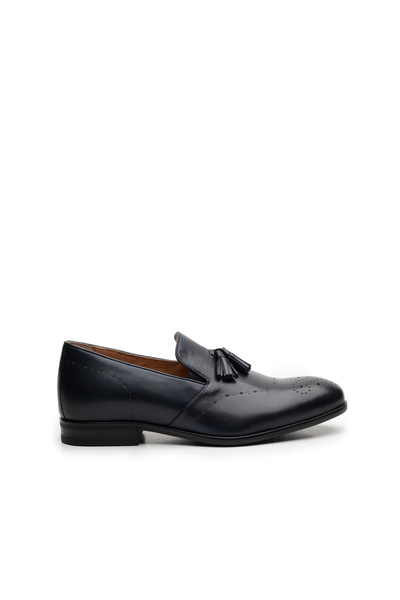 UrbanShoes Pantofi eleganti barbati din piele naturala cu ciucuri, Leofex - 8...