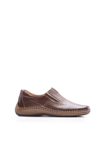 UrbanShoes Pantofi casual bărbați din piele naturală, Leofex - 919 Red wood Box