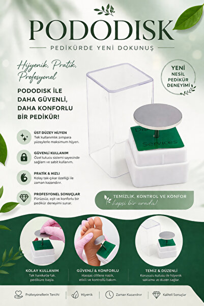 Nail Room Pododisk Ayak Törpüsü – Profesyonel Manikür & Pedikür - Metal kısım