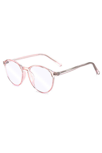 Techsuit Ochelari anti-lumină albastră Reflex TR90 (F8551-C5) - Rotunzi - Roz...