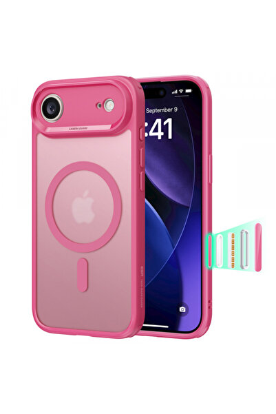 Stef's Cat Husa MagSafe pentru Apple iPhone 17 Air, ESR, Classic Hybrid, Roz ...