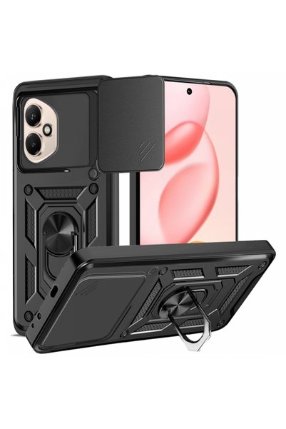 Techsuit Case for Honor 400, Techsuit, CamShield, Black