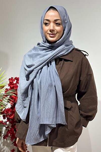 Firuze scarf شال قطني رمادي من إيروبين