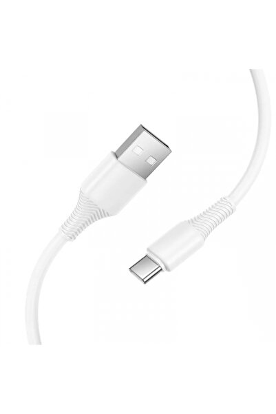 hoco. Cablu Date si Incarcare USB-A - USB-C HOCO X120, 60W, 1m, Alb