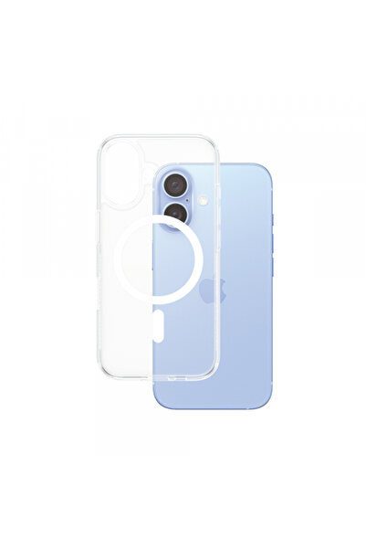 Stef's Cat Husa MagSafe pentru Apple iPhone 16, PanzerGlass, HardCase, Transp...