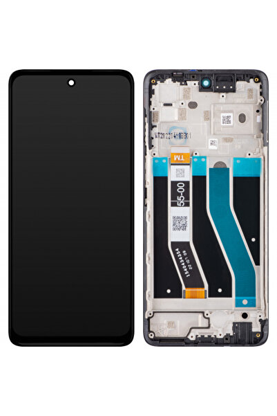 Motorola Moto G62 5G Οθόνη αφής, με πλαίσιο, Μαύρο, Σετ συντήρησης 5D68C20934